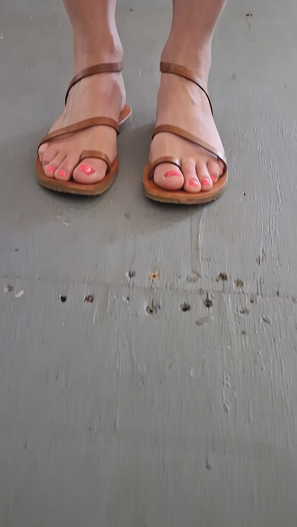 Greek leather sandals