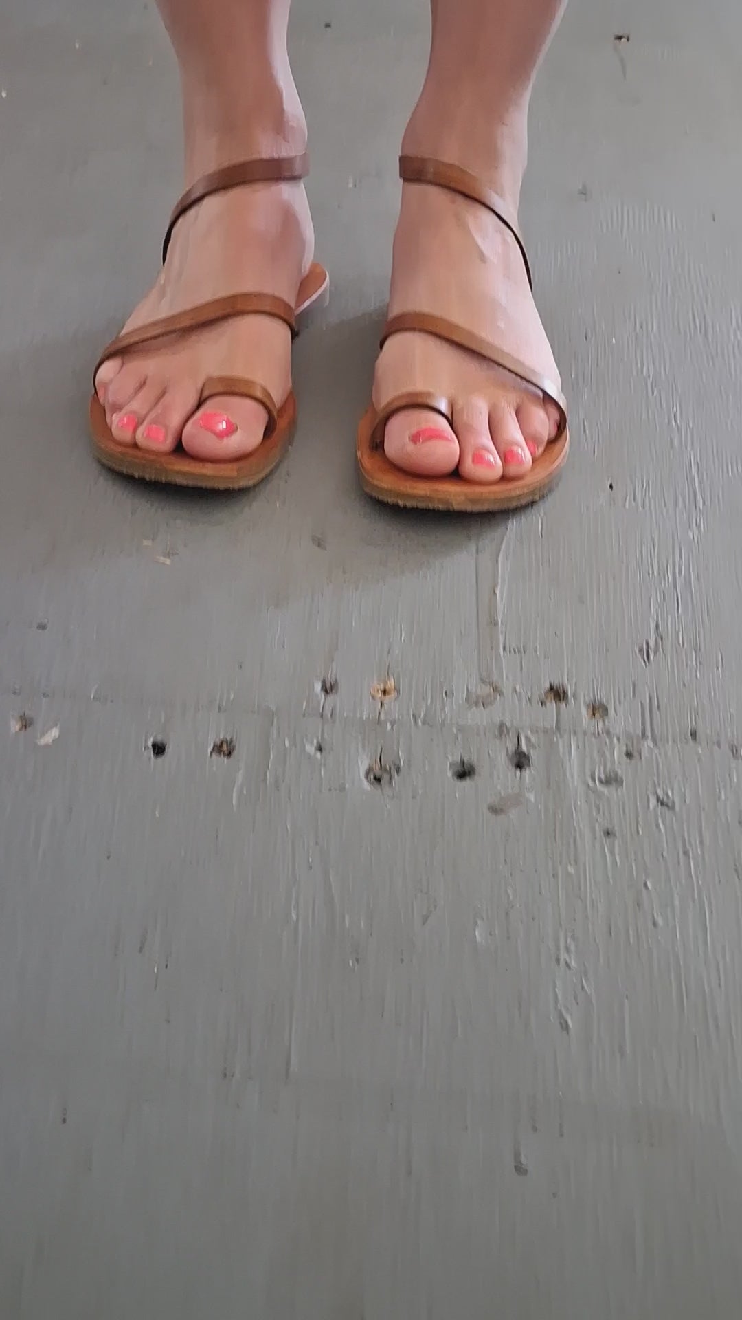 Greek leather sandals